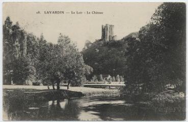 1 vue  - Le Loir, le château. (ouvre la visionneuse)