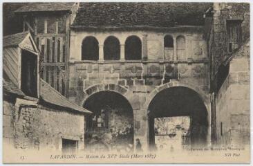 1 vue  - Maison du XVIe siècle (mars 1887). (ouvre la visionneuse)