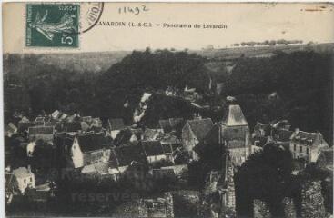 1 vue Panorama de Lavardin.
