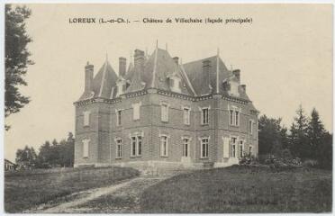 1 vue  - Château de Villechaise (façade principale). (ouvre la visionneuse)