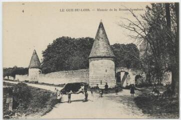 1 vue  - Le Gué-du-Loir, manoir de la Bonne Aventure. (ouvre la visionneuse)