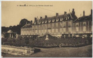 1 vue  - Le château (façade sud). (ouvre la visionneuse)
