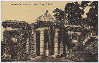 1 vue  - Château, le temple de l\'Amour. (ouvre la visionneuse)