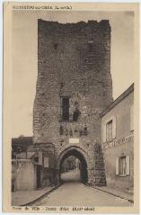 1 vue  - Porte de ville, Jeanne d\'Arc (XIIIe siècle). (ouvre la visionneuse)