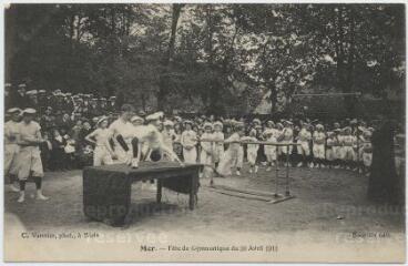1 vue  - Fête de gymnastique du 30 avril 1911. (ouvre la visionneuse)