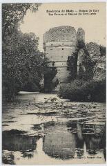 1 vue  - Ruines de Bury, les douves et ruines du pont-levis. (ouvre la visionneuse)