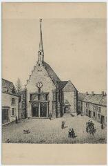 1 vue  - L\'église en 1842 Dessin de M. Blain. (ouvre la visionneuse)
