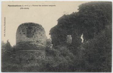 1 vue Ruines des anciens remparts (XIe siècle).