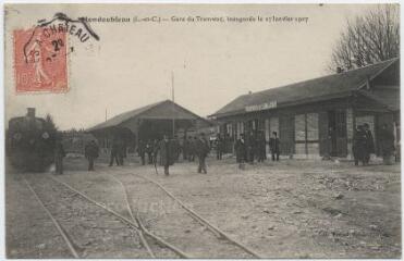 1 vue Gare du tramway, inaugurée le 21 janvier 1907.