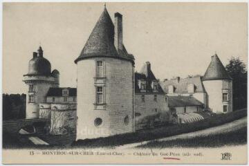 1 vue  - Château du Gué-Péan (aile sud). (ouvre la visionneuse)