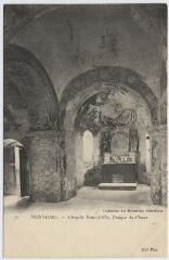 1 vue Chapelle Saint-Gilles, fresque du chœur.