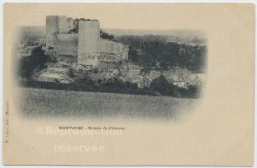 1 vue Ruines du château.