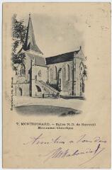 1 vue Eglise Notre-dame de Nanteuil, monument historique.
