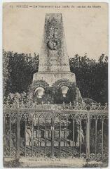 ouvrir dans la visionneuse : Le monument aux morts du combat de Morée.