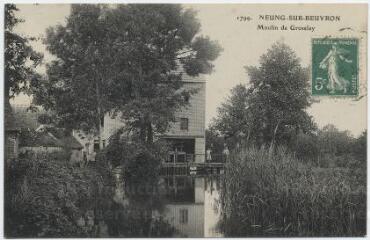 1 vue  - Moulin de Groselay. (ouvre la visionneuse)