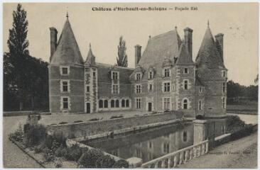 1 vue Château d'Herbault-en-Sologne, façade est.