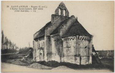 1 vue L'église Saint-Lazare, XIIe siècle (côté sud-est).