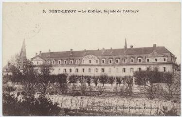 1 vue  - Le collège , façade de l\'abbaye. (ouvre la visionneuse)