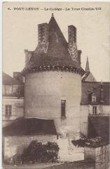 1 vue  - Le collège, la tour Charles VII. (ouvre la visionneuse)