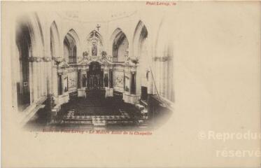 1 vue Ecole de Pontlevoy. Le maître-autel de la chapelle.