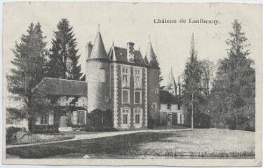 1 vue  - Château de Lanthenay. (ouvre la visionneuse)