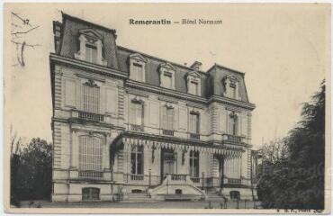 1 vue  - Hôtel Normant. (ouvre la visionneuse)