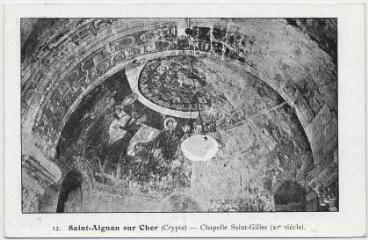 1 vue  - Crypte, chapelle Saint-Gilles (XIe siècle). (ouvre la visionneuse)