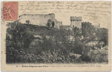 1 vue Tour d'Agar (XIe siècle) et tour moderne (XIXe siècle).