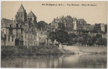 1 vue  - Vue générale, Hôtel Saint-Aignan. (ouvre la visionneuse)