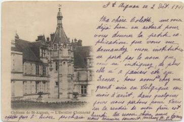 1 vue Château de Saint-Aignan. L'escalier d'honneur.