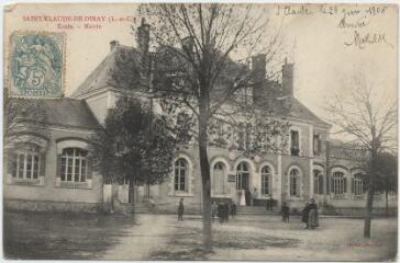 1 vue École, mairie.