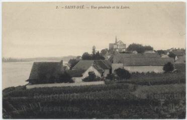 1 vue  - Vue générale et la Loire. (ouvre la visionneuse)