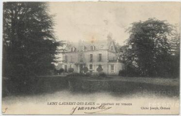 1 vue  - Château du verger. (ouvre la visionneuse)