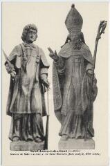 1 vue  - Statues de Saint-Laurent et de Saint-Germain (bois sculpté, XVIe siècle). (ouvre la visionneuse)