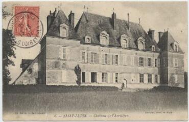 1 vue  - Château de l\'Avrillère. (ouvre la visionneuse)