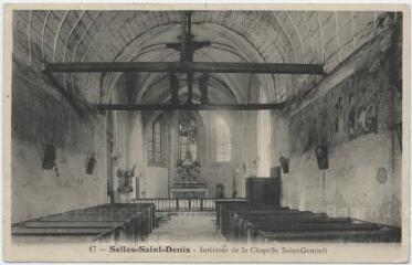 1 vue  - Intérieur de la chapelle Saint-Genouft. (ouvre la visionneuse)