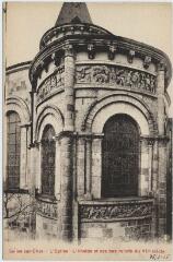 1 vue  - L\'église, l\'abside et ses bas-reliefs du VIIe siècle. (ouvre la visionneuse)
