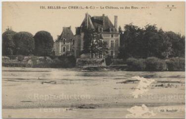 1 vue  - Le château, vu des bords du Cher. (ouvre la visionneuse)