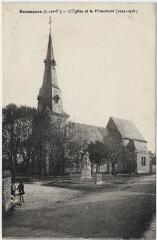 1 vue  - L\'église et le monument (1914-1918). (ouvre la visionneuse)