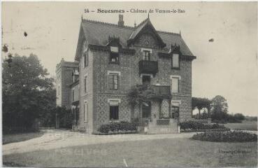 1 vue  - Château de Vernon-le-Bas. (ouvre la visionneuse)