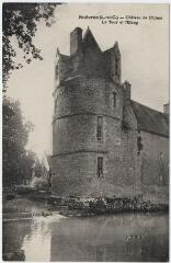 1 vue Château de Diziers, la tour et l'étang.