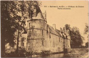 1 vue Château de Diziers, partie ancienne.