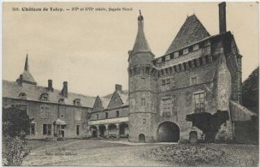 1 vue Le château, XVe et XVIe siècle, façade nord.