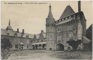 1 vue Le château, XVe et XVIe siècle, façade nord.