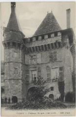 1 vue Château, donjon, (côté nord).