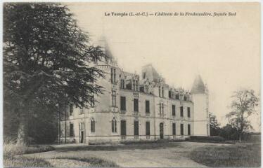 1 vue Château de la Fredonnière, façade sud.