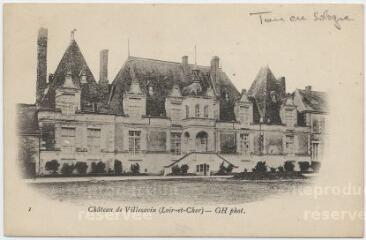 1 vue  - Château de Villesavin. (ouvre la visionneuse)