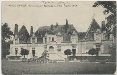 1 vue Château de Villesavin, façade du midi.