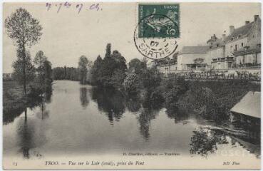 1 vue  - Vue sur le Loir (aval), prise du pont. (ouvre la visionneuse)