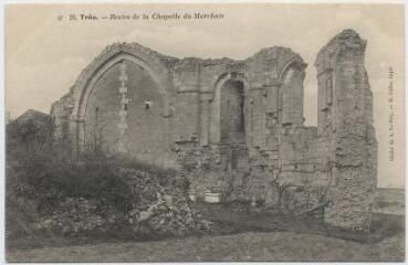 1 vue  - Restes de la chapelle du Marchais. (ouvre la visionneuse)